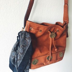 Street Level Cognac Purse